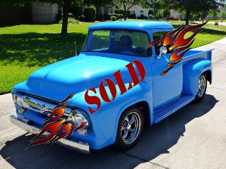 Left front 1956 Ford F100 Pickup