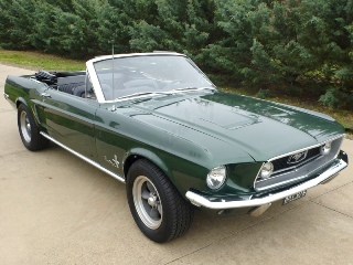 Right front 1968 Ford Mustang Convertible