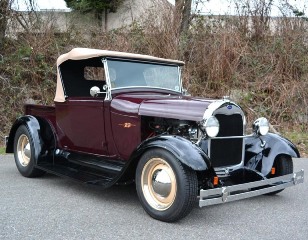 Right front 1929 Ford Model A Pickup