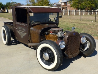 Right front 1928 Ford Model AA Pickup