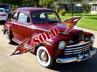 Right front 1946 Ford Super Deluxe Coupe