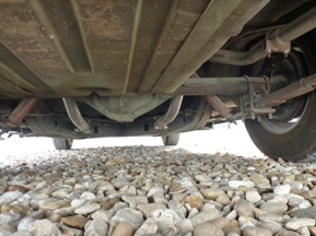 undercarriage 1955 Ford Thunderbird