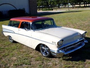 Right front 1957 Chevrolet Nomad