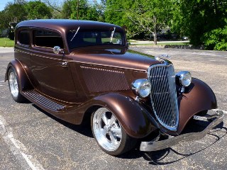 Right front 1933 Ford Victoria Street Rod