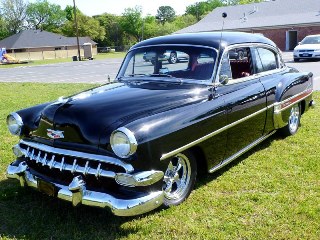 Left front 1954 Chevrolet Custom