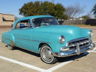 right front 1952 chevrolet styleline