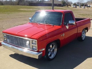 Left front 1985 Chevrolet C10