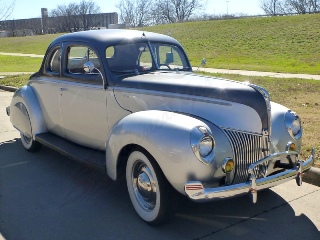 Right front 1940 Ford